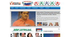 Desktop Screenshot of folhadovale.com