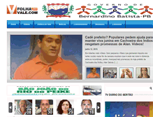 Tablet Screenshot of folhadovale.com